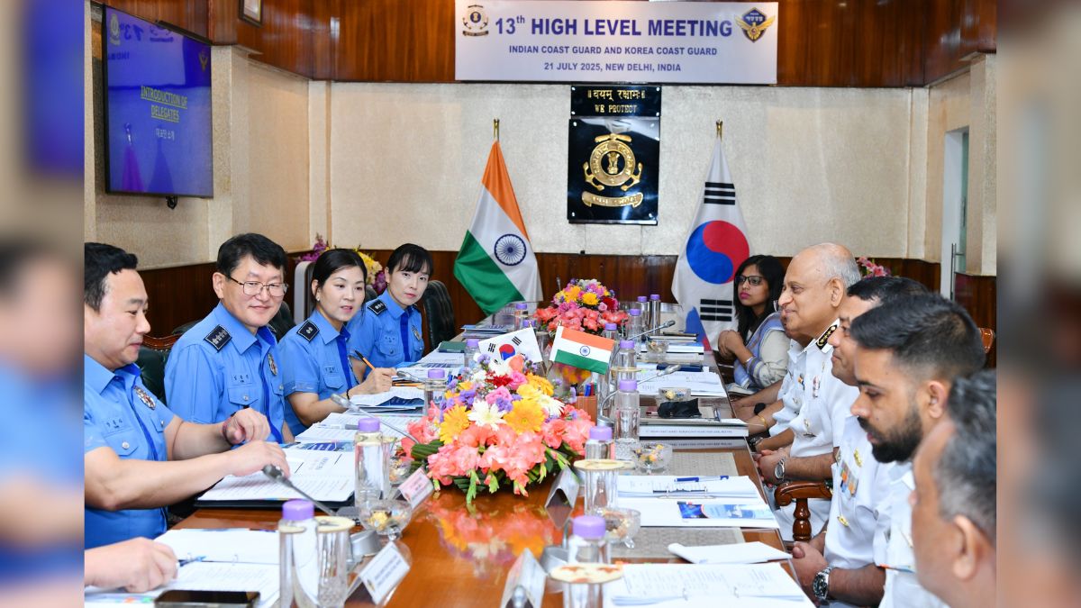 India-South Korea Naval Meet: 13th High-Level Coast Guards Meeting Held In Delhi