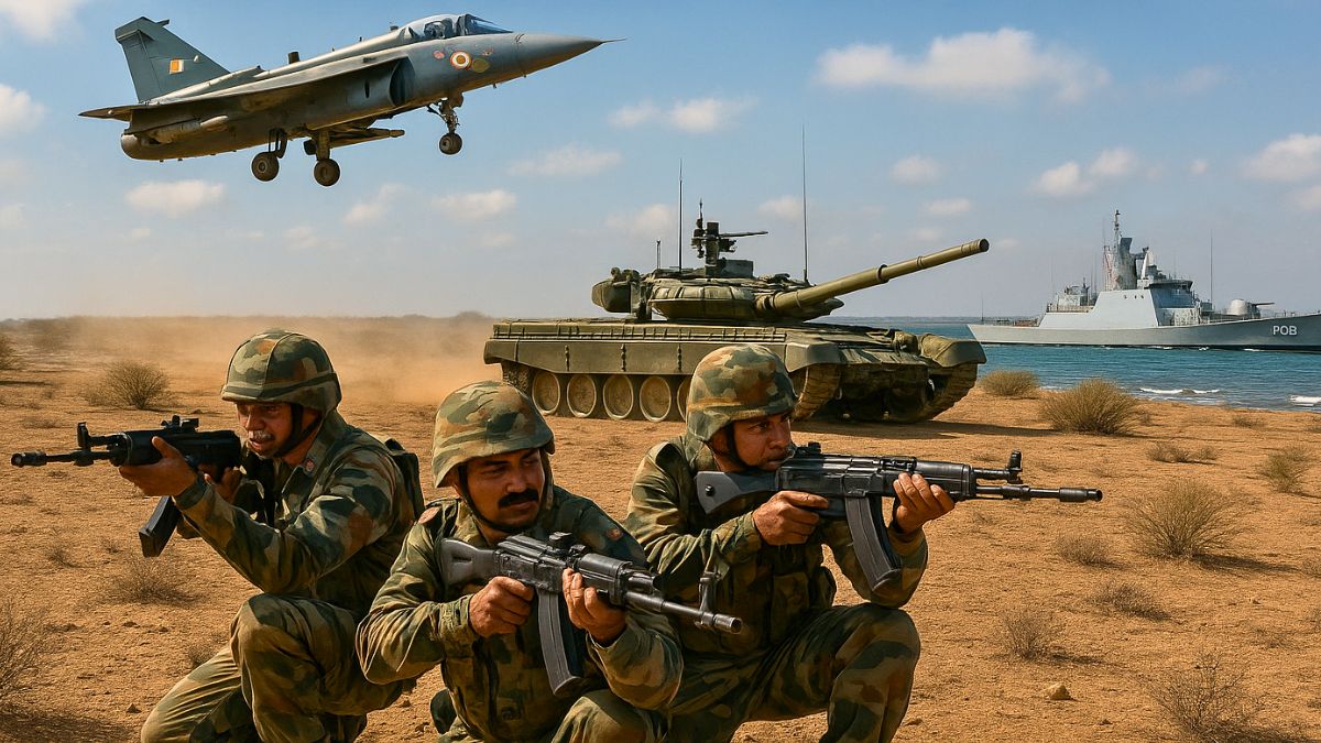 India Unleashes Massive War Games With Exercise Trishul Near Sir Creek, Rattles Pakistan After Op Sindoor
