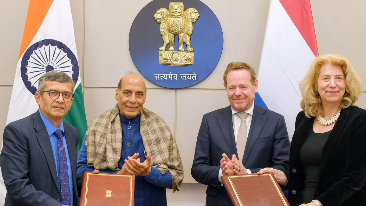Rajnath Singh Meets Netherlands Foreign Minister, Defence Cooperation In Focus