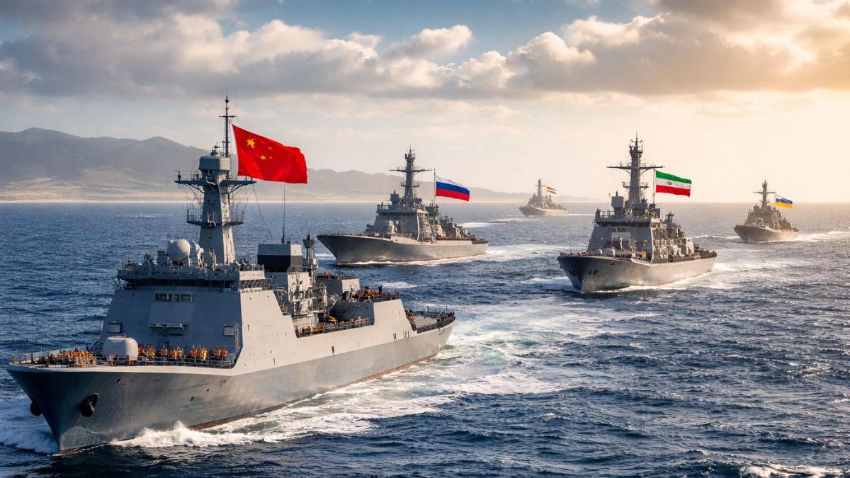 China, Russia, Iran & South Africa Signal Naval Muscle As BRICS Warships Drill Off Africa’s Coast