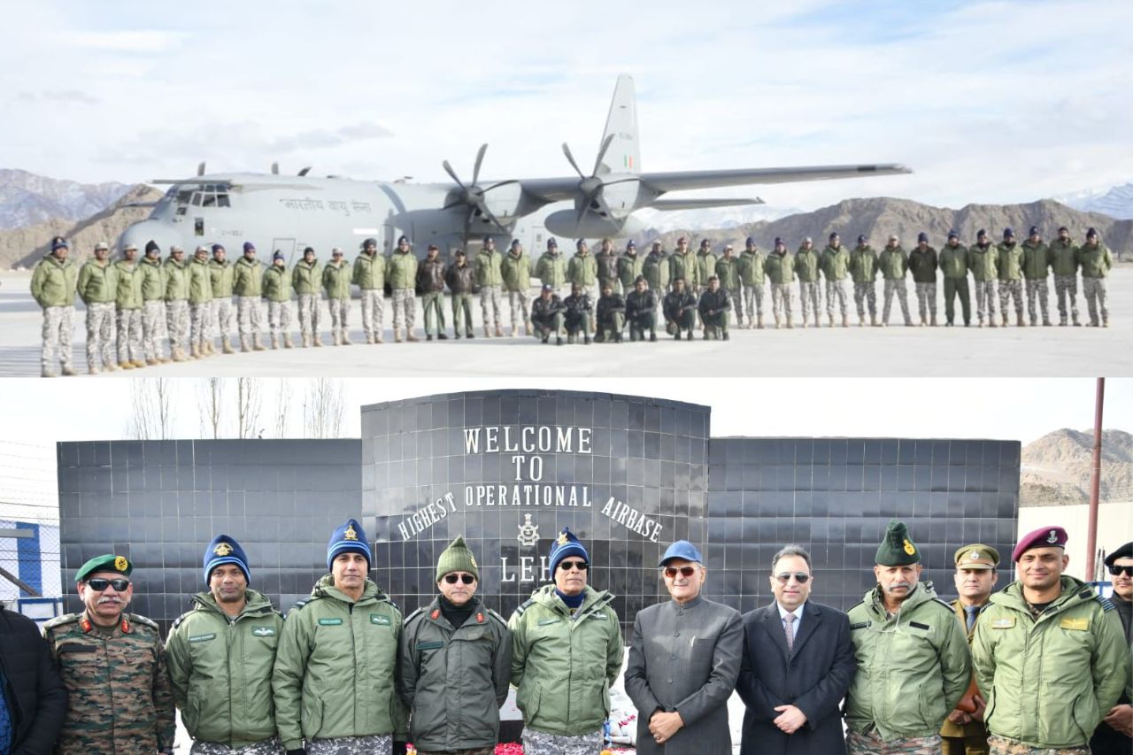 India Open Civil Aviation Facilities At Leh Air Base To Enable Regional Air Connectivity For Tourism, Cargo Movement