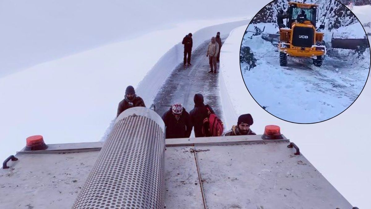 40-Hour Rescue At 10,500 Feet: BRO Clears Road Under 6 Feet Snow, Evacuating 40 Troops, 20 Civilians In J&K