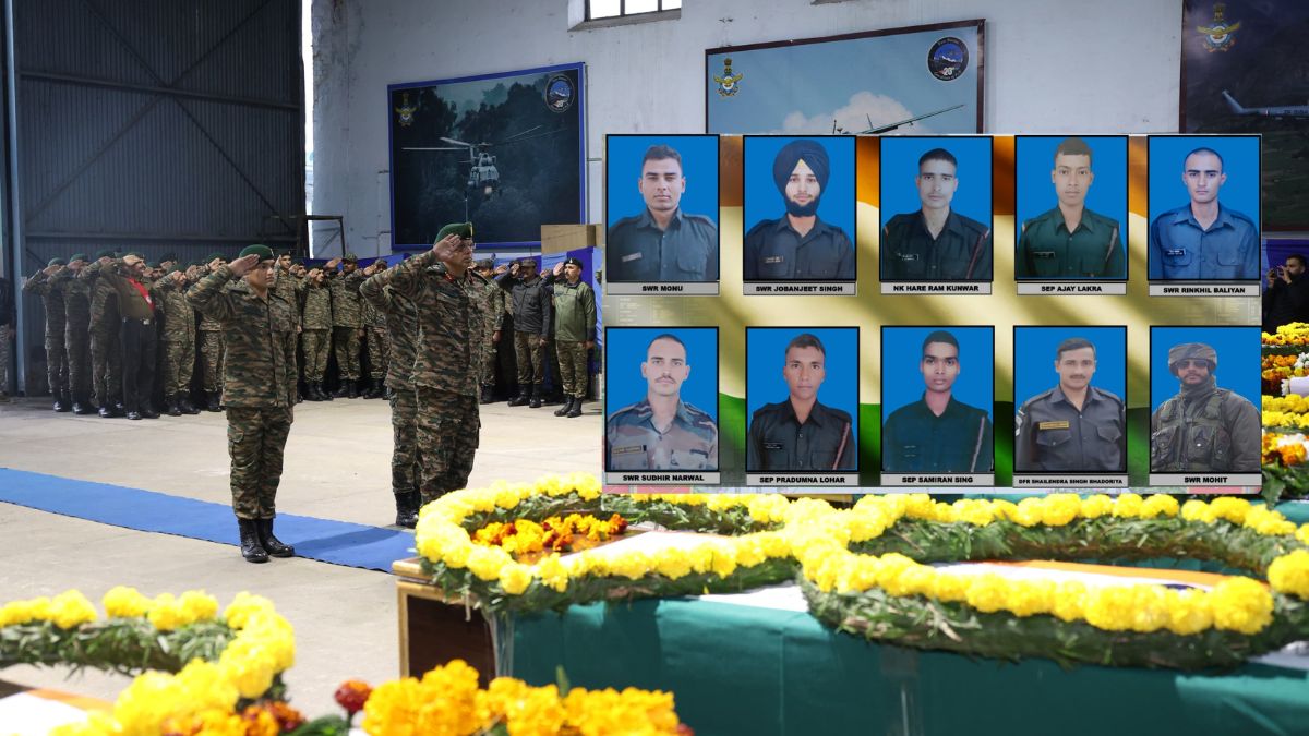 Army Pays Last Respects To 10 Soldiers Killed In Doda Road Accident