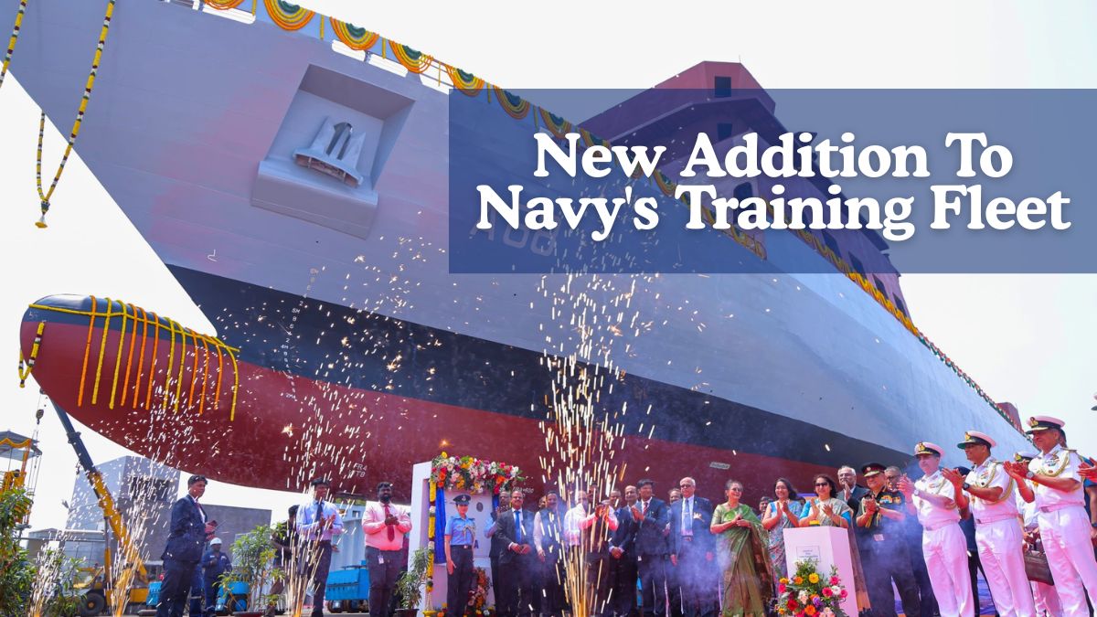 New Addition To Navy’s Training Fleet; First Indigenous CTS Krishna To Train Men, Women Officer Cadets At Sea