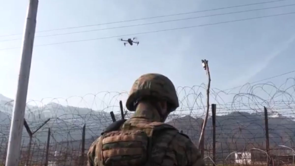 Indian Army Counters Multiple Pakistani Drone Intrusion Attempts Along LoC In J&K