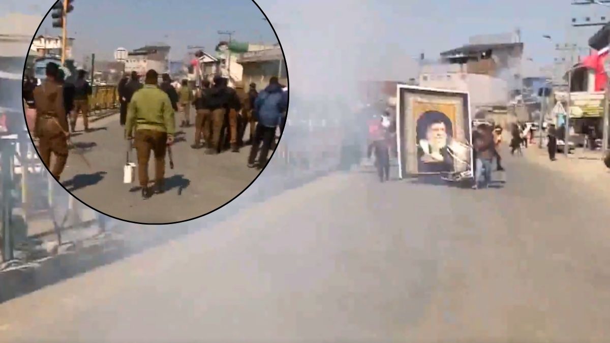 Police Use Tear Gas Shells, Lathi Charge As Iran’s Supreme Leader Khamenei Killing Sparks Clashes In Srinagar